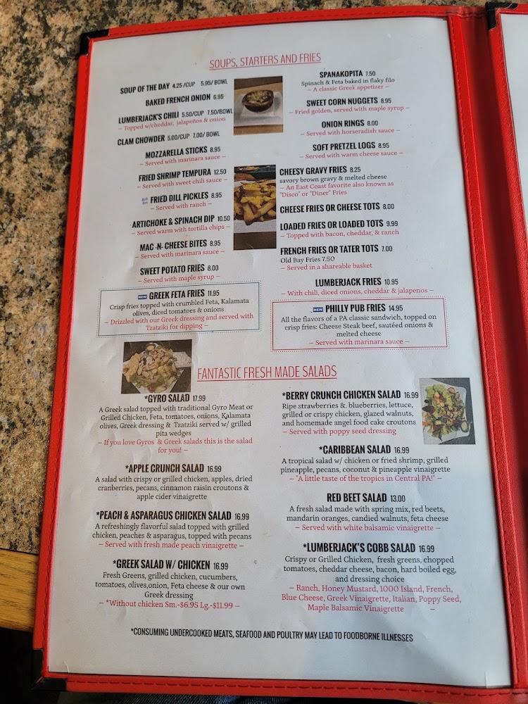Lumberjack's Kitchen Menu image 2